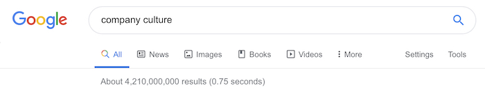 google hits