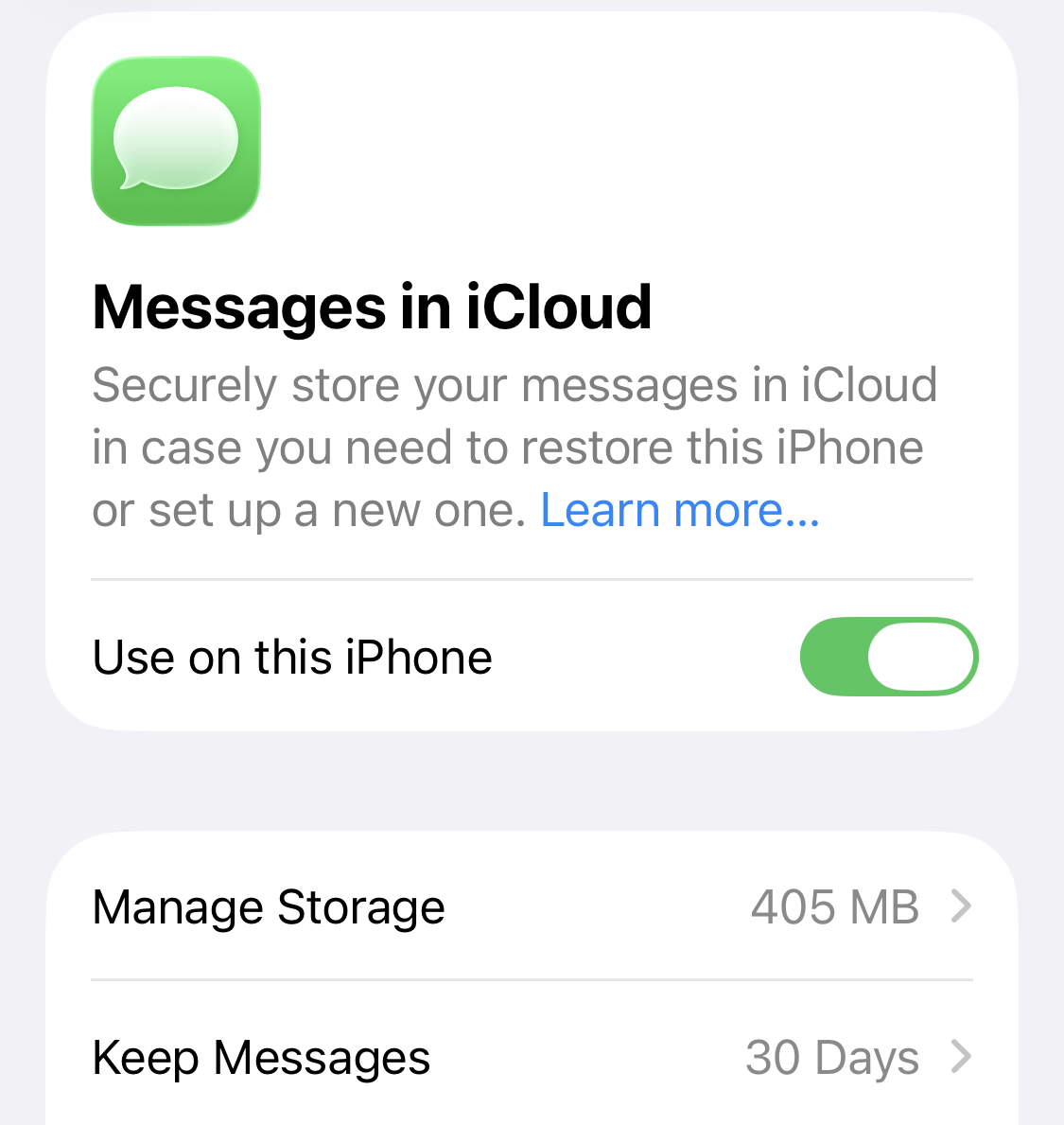 Does this setting do anything?